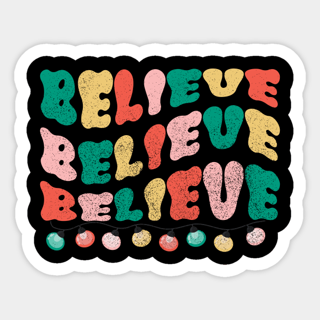 Believe Christmas Sticker by frondorfelda